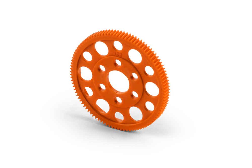 XRAY Composite Offset Spur Gear 100T / 64P Orange - 305870-O