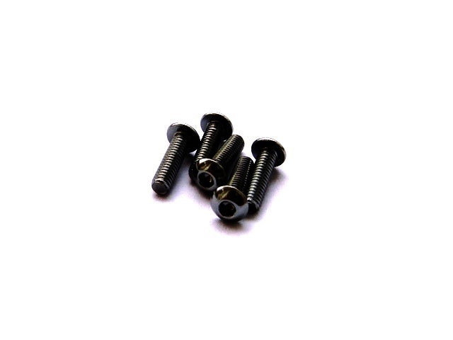 HIRO SEIKO Alloy Hex Socket Button Head Screw Black M3x8 - 69870