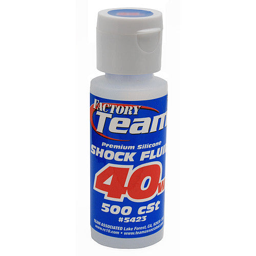 TEAM ASSOCIATED 40 WT SILICONE SHOCK OIL 2 OZ - 500 CST - 5423 - ActivRC
